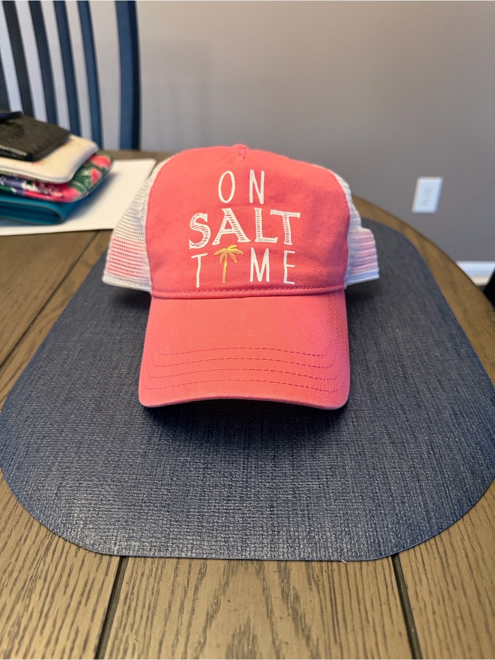 Pink "On Salt Time"  Hat